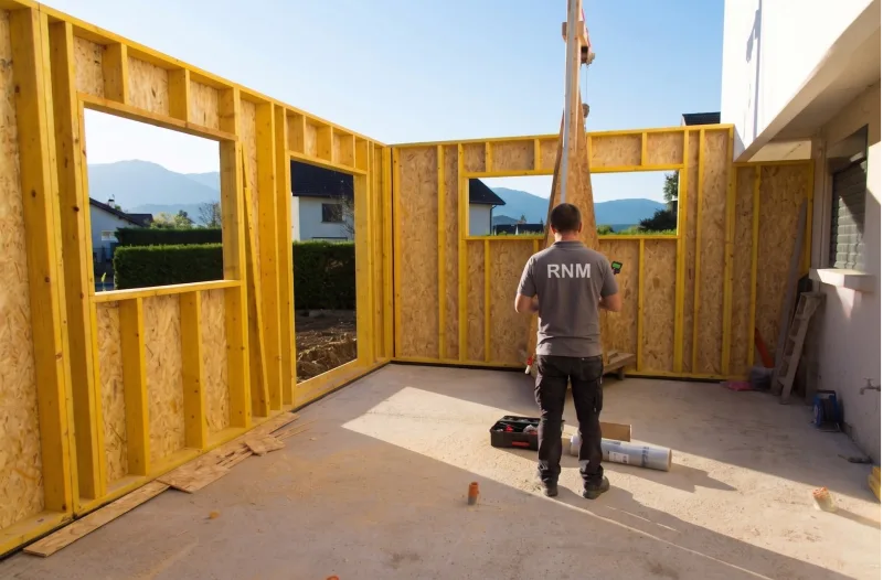 Extension à ossature bois à Meaux