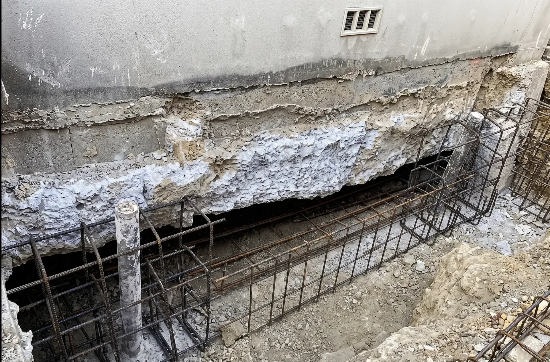 Reprise en sous-œuvre, fondations et fissures sur le bâti ancien Reprise en sous-œuvre et fondations sur maison ancienne à Meaux